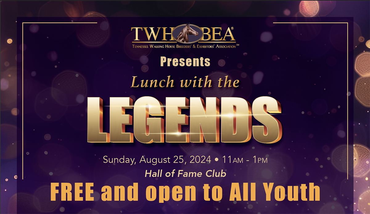 TWHBEA Presents Lunch With The Legends - Sunday August 25, 2024 from 11am - 1pm in the Hall of Fame Club. The event is FREE and Open to all youth